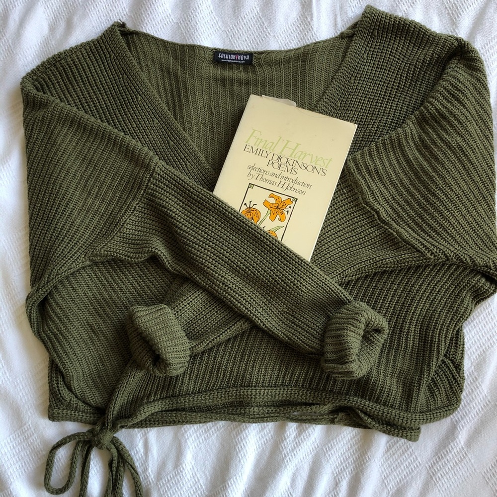 Ballerina wrap sweater👒💕